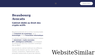 beaubourg-avocats.fr Screenshot
