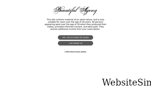 beautifulagony.com Screenshot