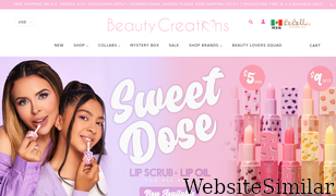 beautycreationscosmetics.com Screenshot
