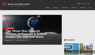 beautyofplanet.com Screenshot