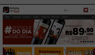 bebidasdosul.com.br Screenshot