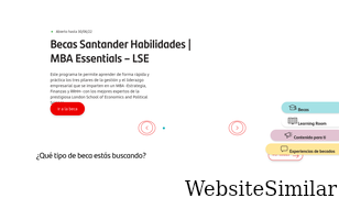 becas-santander.com Screenshot