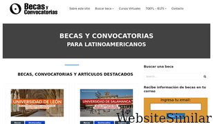 becasyconvocatorias.org Screenshot