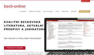 beck-online.cz Screenshot