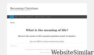 becomingchristians.com Screenshot