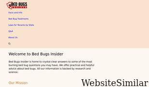 bedbugsinsider.com Screenshot