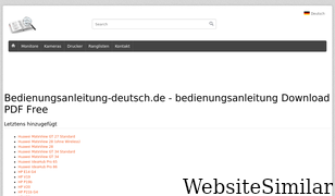 bedienungsanleitung-deutsch.de Screenshot