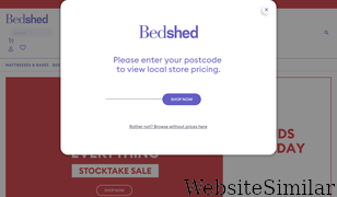 bedshed.com.au Screenshot