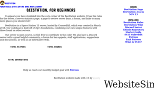 beestation13.com Screenshot