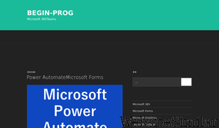 begin-prog.site Screenshot