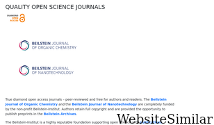 beilstein-journals.org Screenshot