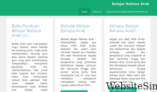 belajarbahasaarab.org Screenshot