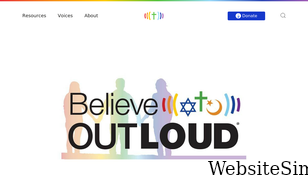 believeoutloud.com Screenshot