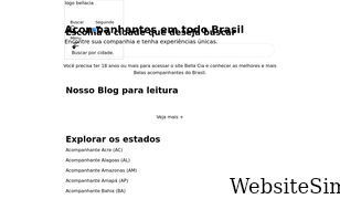 bellacia.com.br Screenshot