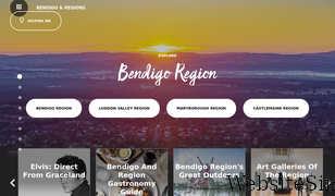bendigoregion.com.au Screenshot
