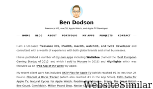 bendodson.com Screenshot