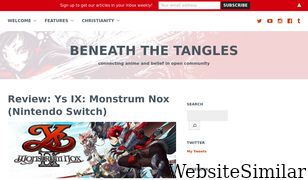 beneaththetangles.com Screenshot