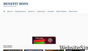 benefitboys.com Screenshot