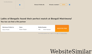 bengalimatrimony.com Screenshot