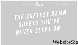 benjisleep.com Screenshot