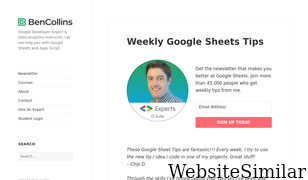 benlcollins.com Screenshot