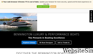 benningtonmarine.com Screenshot