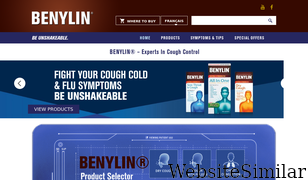 benylin.ca Screenshot