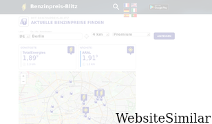 benzinpreis-blitz.de Screenshot