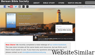 bereanbiblesociety.org Screenshot