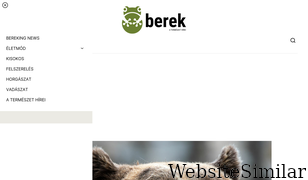 berek.hu Screenshot