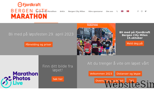 bergencitymarathon.no Screenshot