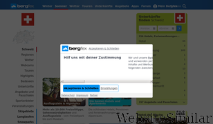 bergfex.ch Screenshot