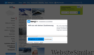 bergfex.cz Screenshot