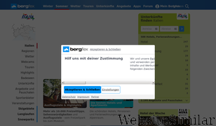 bergfex.it Screenshot