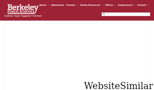 berkeleyschools.net Screenshot