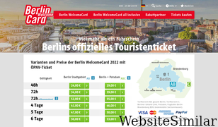 berlin-welcomecard.de Screenshot