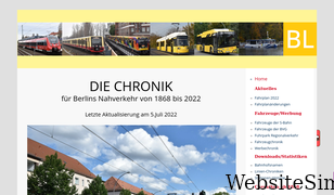 berliner-linienchronik.de Screenshot