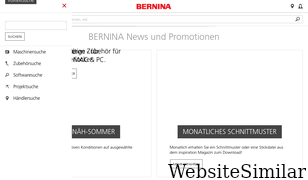 bernina.com Screenshot