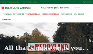 berrylandcampers.com Screenshot
