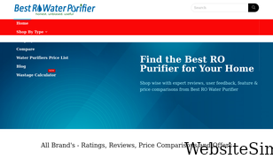 bestrowaterpurifier.in Screenshot