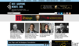 bestsaxophonewebsiteever.com Screenshot