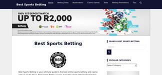 bestsportsbetting.co.za Screenshot