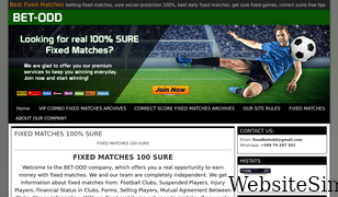 bet-odd.com Screenshot