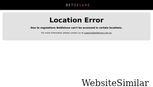 betdeluxe.com.au Screenshot