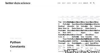 betterdatascience.com Screenshot