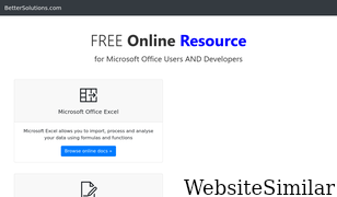bettersolutions.com Screenshot