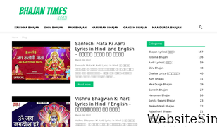 bhajantimes.com Screenshot