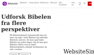 bibelselskabet.dk Screenshot