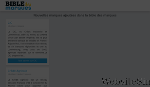 bible-marques.fr Screenshot