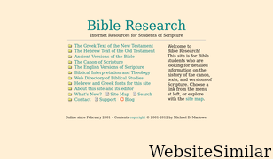 bible-researcher.com Screenshot